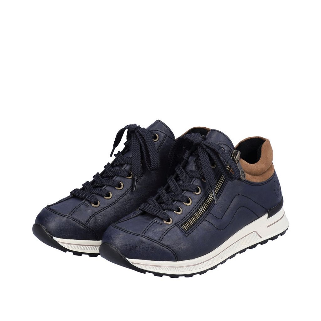 Rieker Damen Sneaker blau, Damen:40 EU