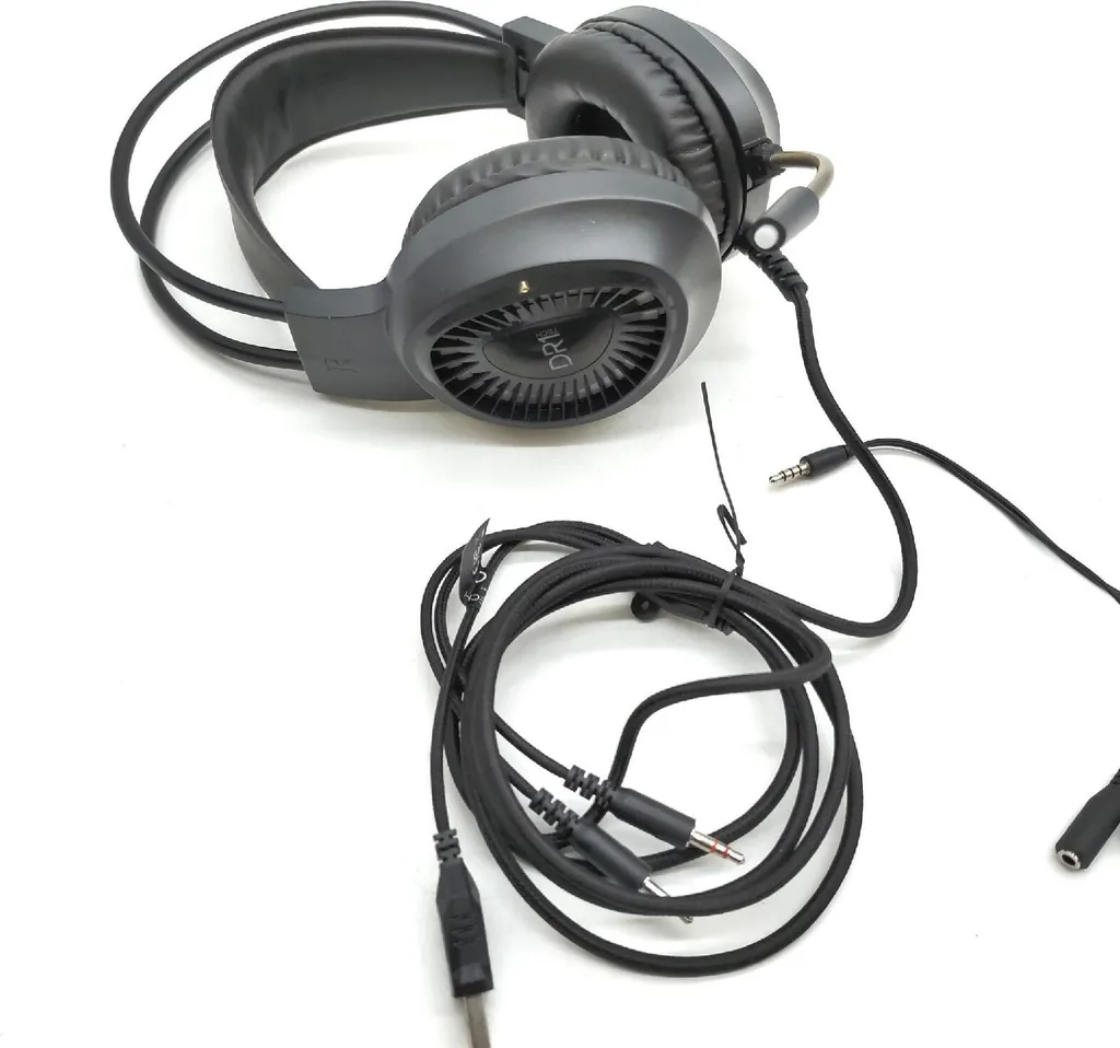 Casque Gaming PC avec Micro et LED FireScout DR1TECH Confort Prolongé Noir - 5