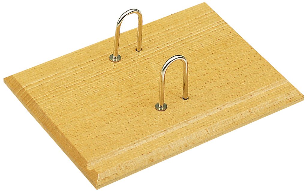JPC Sockel für Kalendarien aus Holz Bügel aus Metall