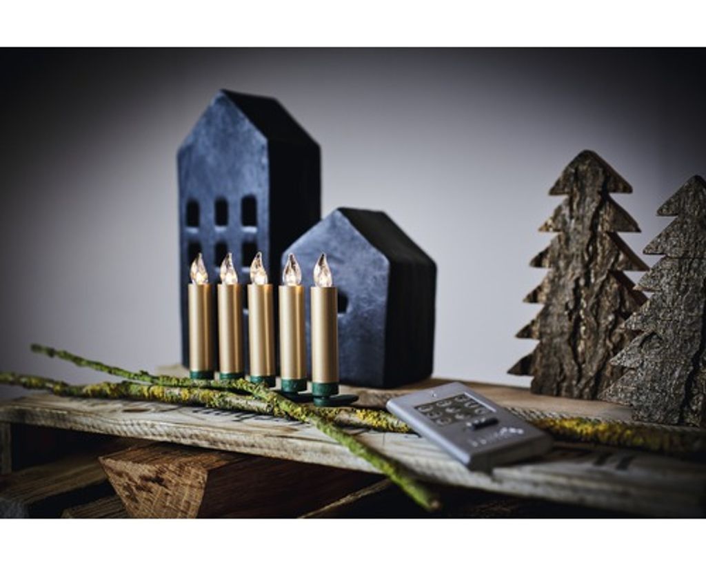 12er-Set kabellose Weihnachtsbaumkerze Krinner Lumix Produktbild 4