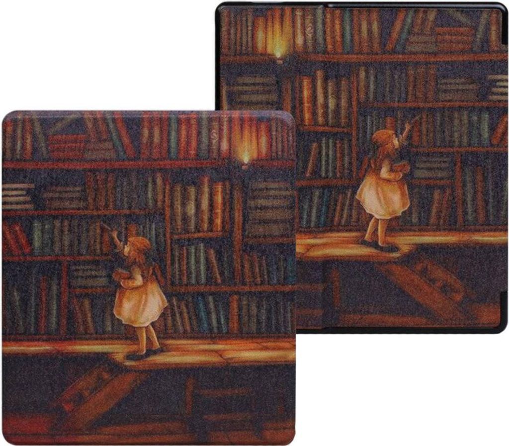Smart Case für Kindle Oasis 2019 (Library Girl)