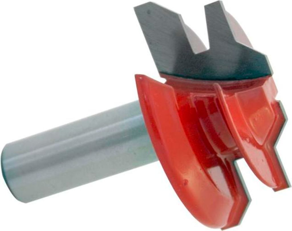 45° HM Hartmetall bestückte Verleimfräser Oberfräser Holzfräser Nut Feder 1/2"