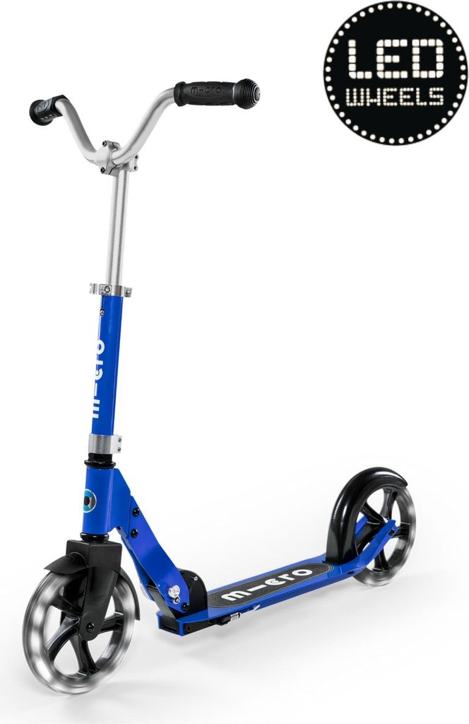 Micro trottinette enfant Cruiser LED bleue - trottinette Image du produit 