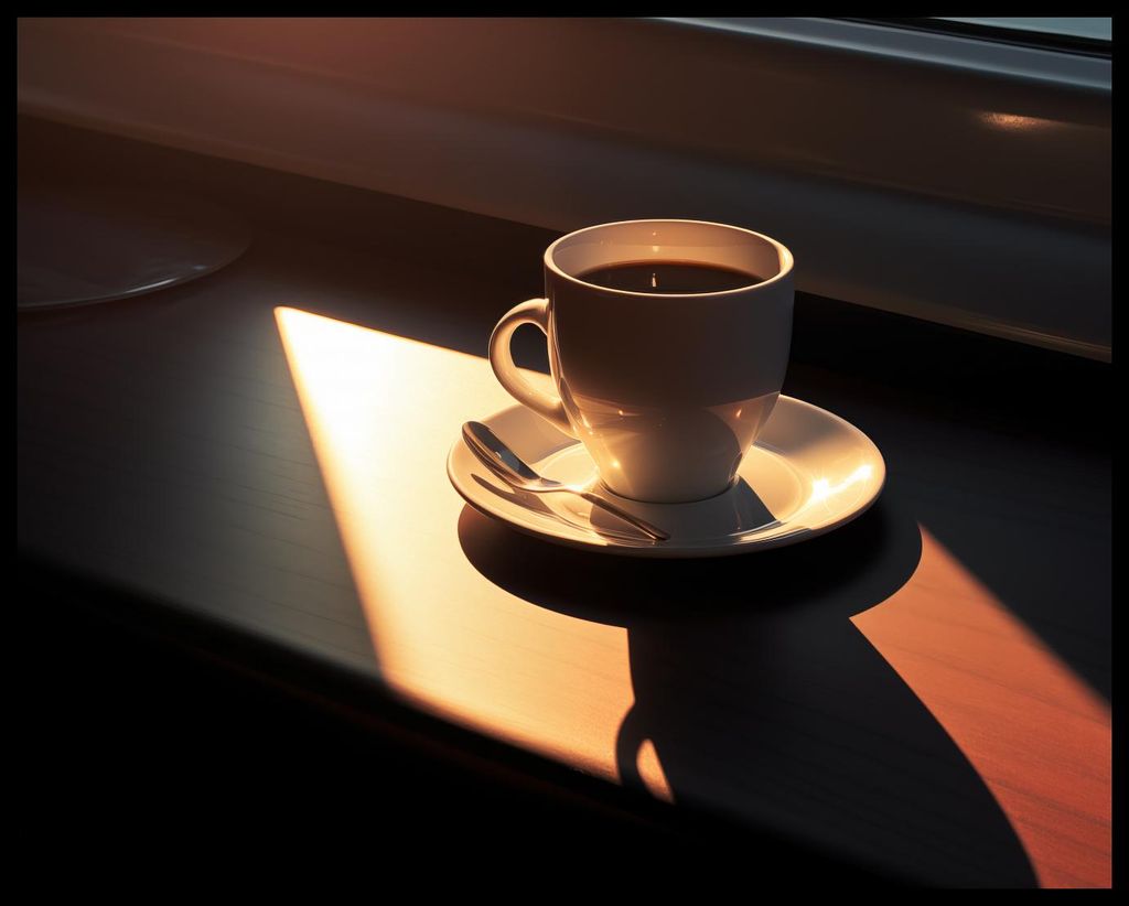 Plakat 76x60,5cm Kaffee am Morgen