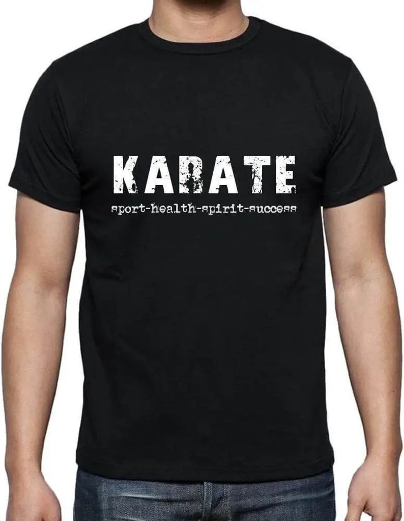 Herren Grafik T-Shirt Karate sport-gesundheit-geist-erfolg – Karate Sport-Health-Spirit-Success – Öko-Verantwortlich Vintage Jahrgang Kurzarm ...