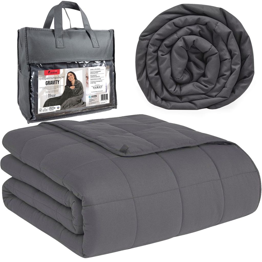 Záťažová deka, antistresová senzorická deka 150x200 cm, 6,8 Obrázok produktu 