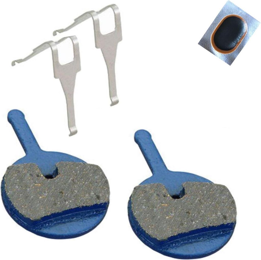 Fahrrad Scheibenbremsbeläge Disc-Pads DBP Union Marwi viele Systeme DBP-38 inkl. Schlauchflicken