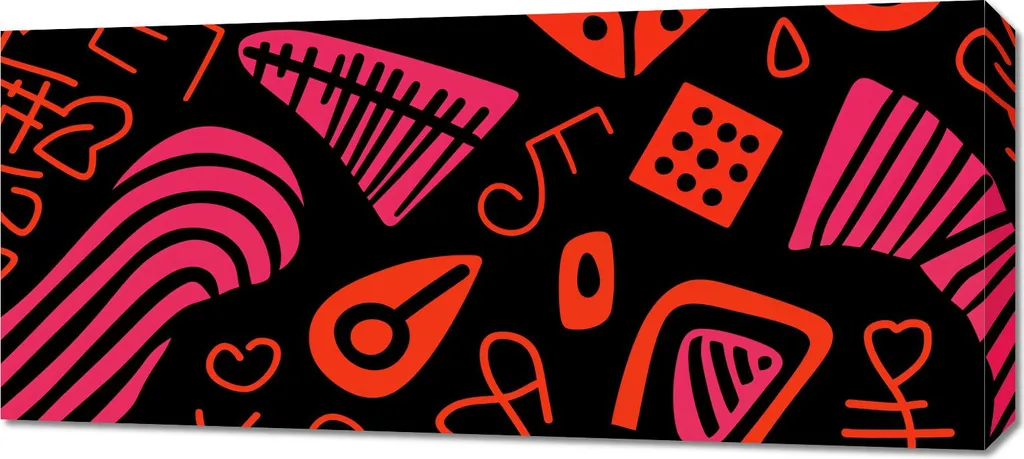 Quadro Astratto 90x40 Ritmo dei Motivi: Trend Arredo 2026