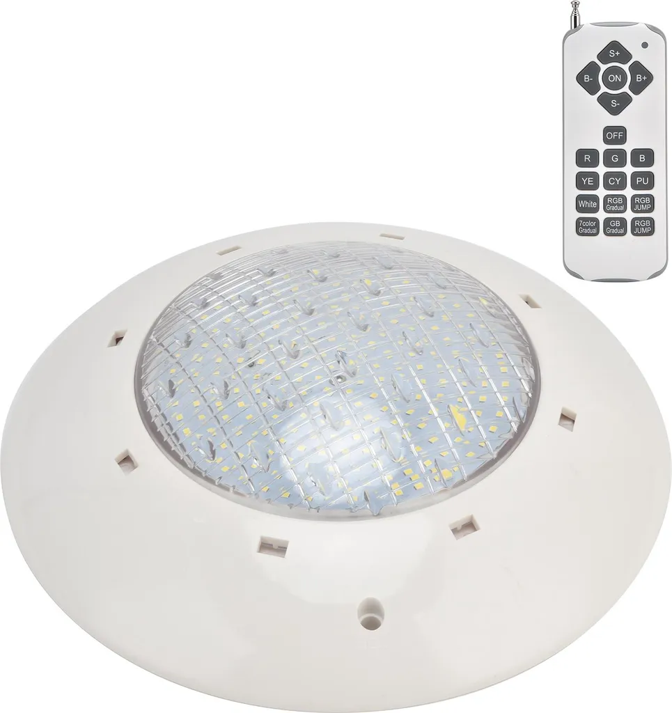 Projecteur de piscine mural LED RVB 1800LM étanche IP68 pour bassin