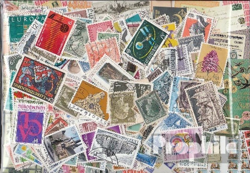 Briefmarken Luxemburg 200 verschiedene Marken