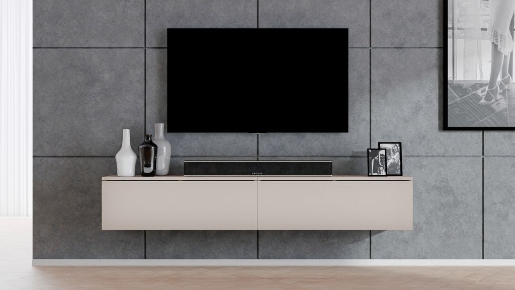 AX LIVING Buffet bas design beige Loriano 2x100 cm Armoire Image du produit 