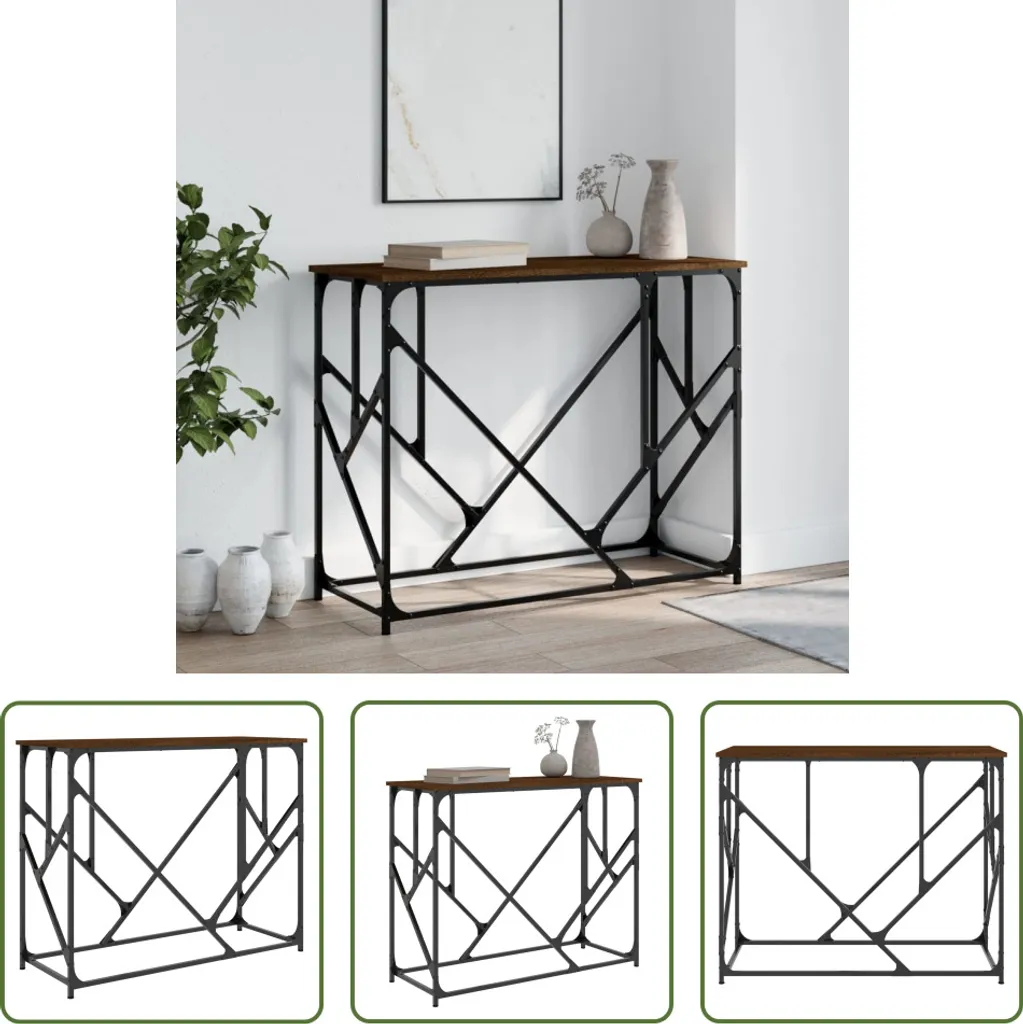 Recensione Tavolo Consolle Rovere Marrone 100x40x80 - Vale la pena?