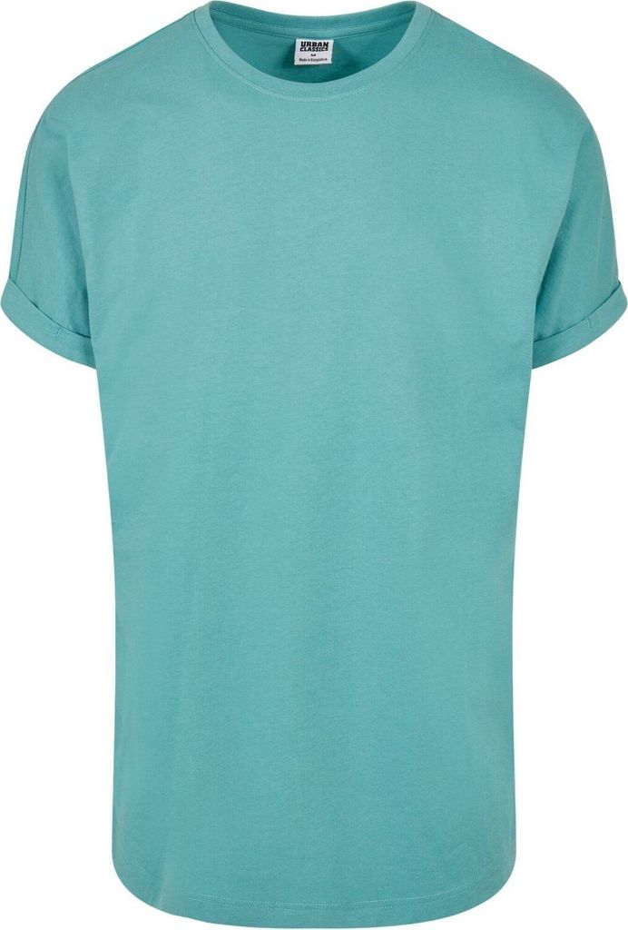 Urban Classics - SHAPED Long Turnup Tee glass - M
