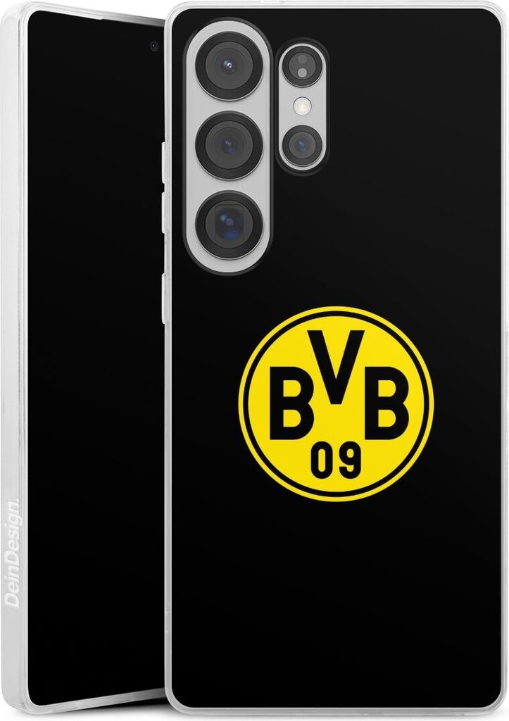 DeinDesign Slim Hülle für Samsung Galaxy S25 Ultra Silikon Case Ultra Dünn Handyhülle BVB Borussia Dortmund Logo