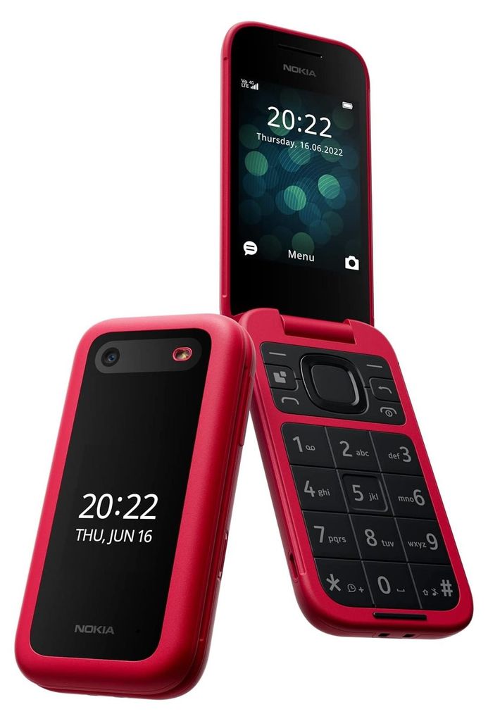 Nokia 2660 Flip TA-1474 červená 2G Dual SIM véčkový mobilní Obrázek produktu 