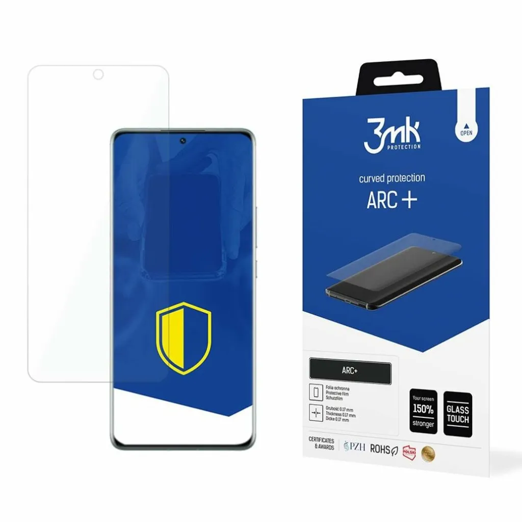 Pellicola Xiaomi 12 Pro 3MK ARC+: Protezione Full Screen e Auto-Rigenerante