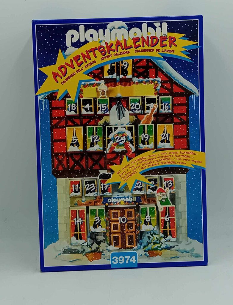 PLAYMOBIL 3974 Adventskalender Weihnachtswerkstatt Weihnacht 1997