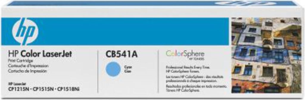 HP Toner CB541A 125A 1.400Seiten cyan Produktbild 