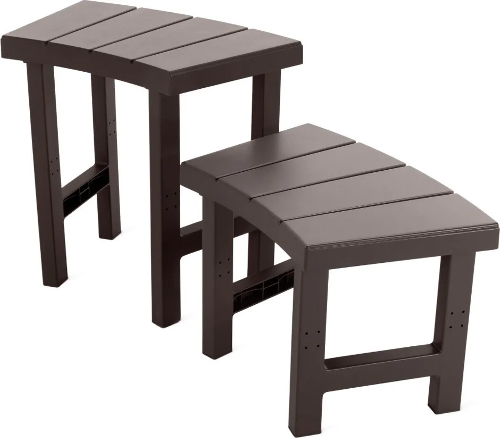 Aménagement Spa Intex avec 4 Bancs : Solution d'Accès et Repos Jardin