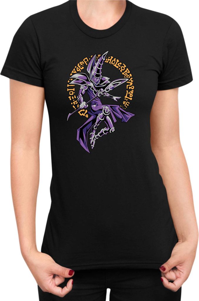 Damen T-Shirt Japan Manga Anime Comics Yu Gi 026, Lady XL / Schwarz