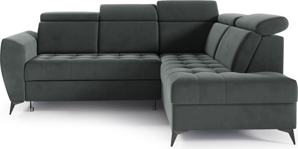 Modernes Ecke, Ecksofa mit Schlaffunktion und Bettkasten Sofagarnitur Sofa Eckcouch L-Form, Couch für Wohnzimmer, Schlafsofa, Eck-Sofa, Wohnlands...
