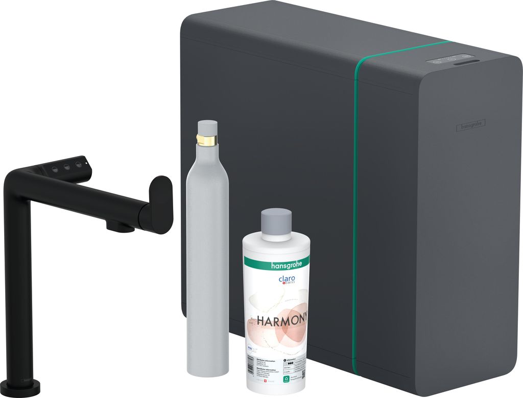 hansgrohe Aqittura M91 Küchenmischer Starter-Set mit SodaSystem 240, 1 Strahlart, 76810670