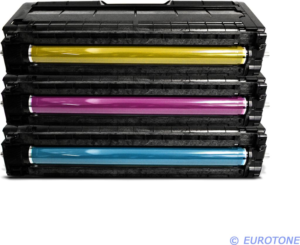 3x Eurotone Toner Alternative für Kyocera 1T05JKCNL0 TK-150C Blau Cyan / 1T05JKBNL0 TK-150M Rot Magenta / 1T05JKANL0 TK-150Y Gelb Yellow