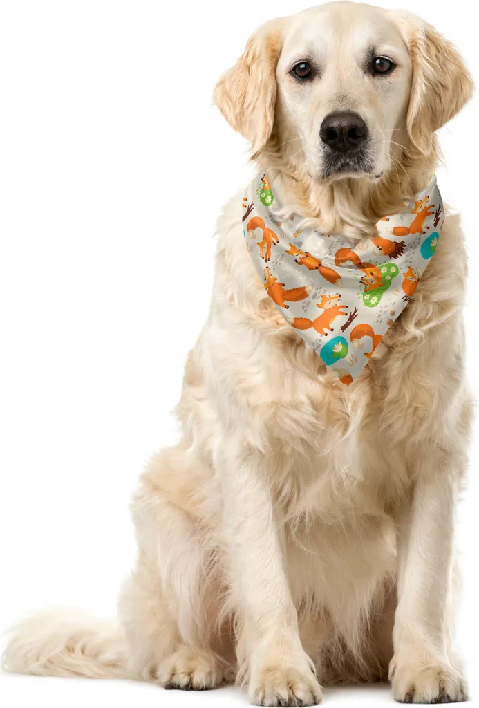 Bandana Pet Yoga ABAKUHAUS Volpe Asiatica 55x55 Multicolore