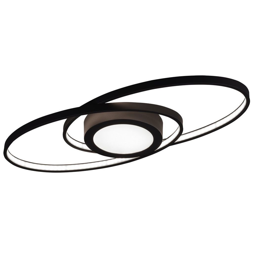LED Deckenleuchte anthrazit, dimmbar, 57 cm, GALAXY