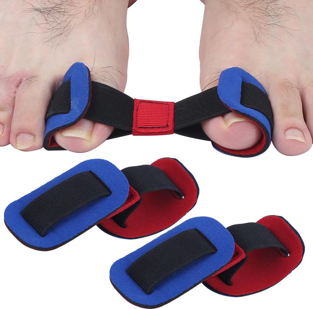 3pcs Elastic Strap Bunion Protector Hallux Valgus Corrector Belt Big Toe Valgus Exerciser