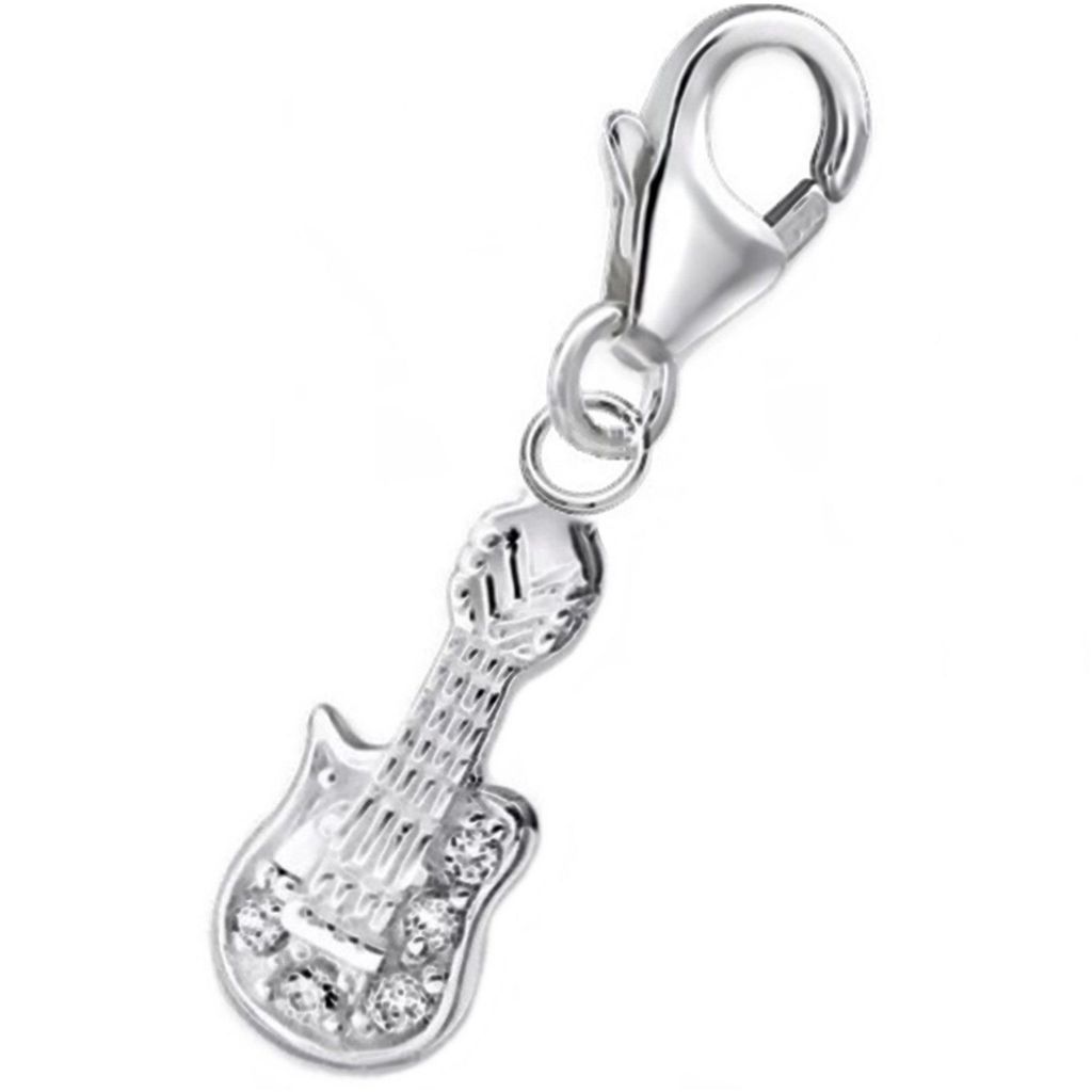 Charm Anhänger im Fender Gitarre Design I Echtschmuck für Musiker