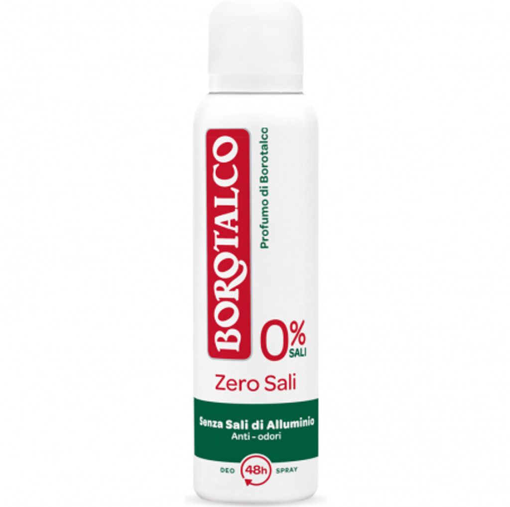 Borotalco Original Zero Sali Deo ohne Aluminiumsalze 150 ml Produktbild 