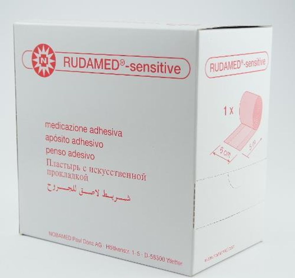 Rudamed SENSITIVE 6cm x 5m Wundpflaster Schnellpflaster Produktbild 