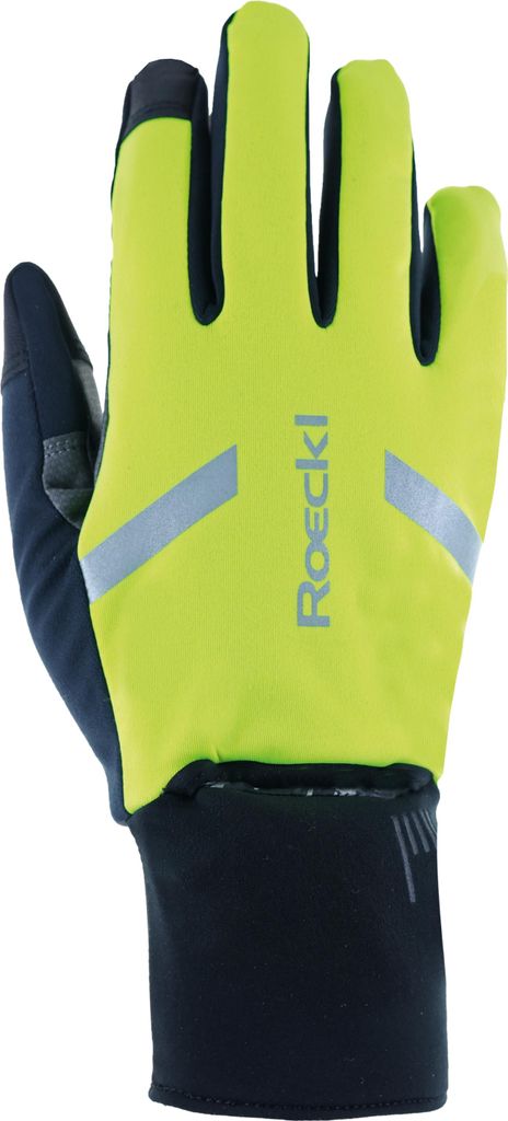 Roeckl Riveo 3 Winter-Fahrradhandschuh fluo yellow 8