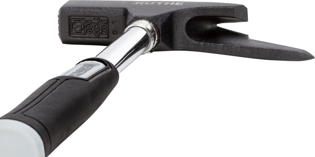 RUTHE Profi Latthammer Stahlrohr mit Magnet schwarz Produktbild 