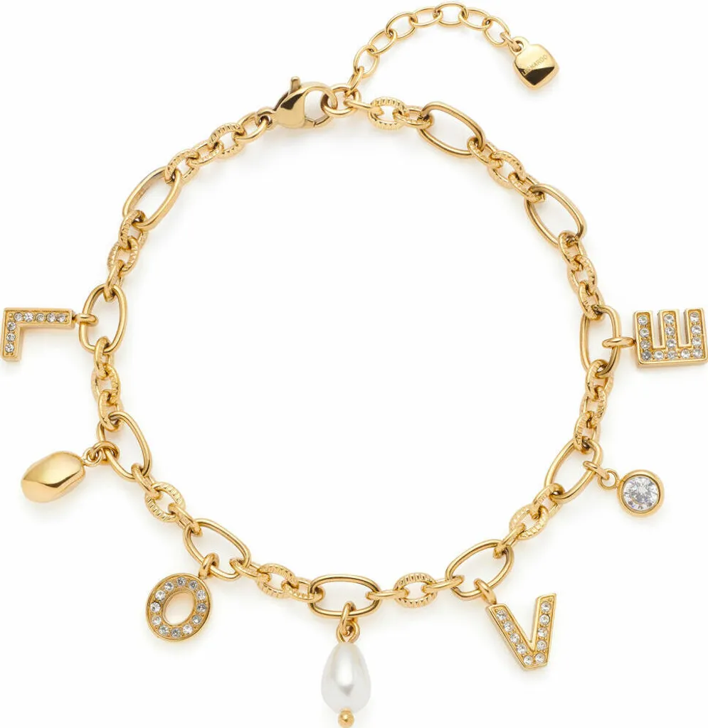 Leonardo Jewels Bracelet Otella CIAO 024449 en Acier Inoxydable Doré IP
