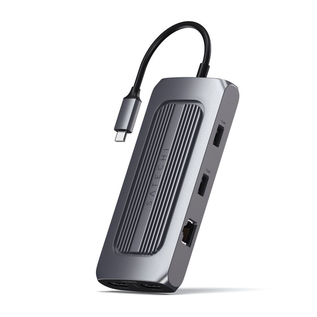 Satechi ST-UCMXAM laptop-dockingstation & portreplikator USB 3.2 Gen 1 (3.1 Gen 1) Type-C Grau