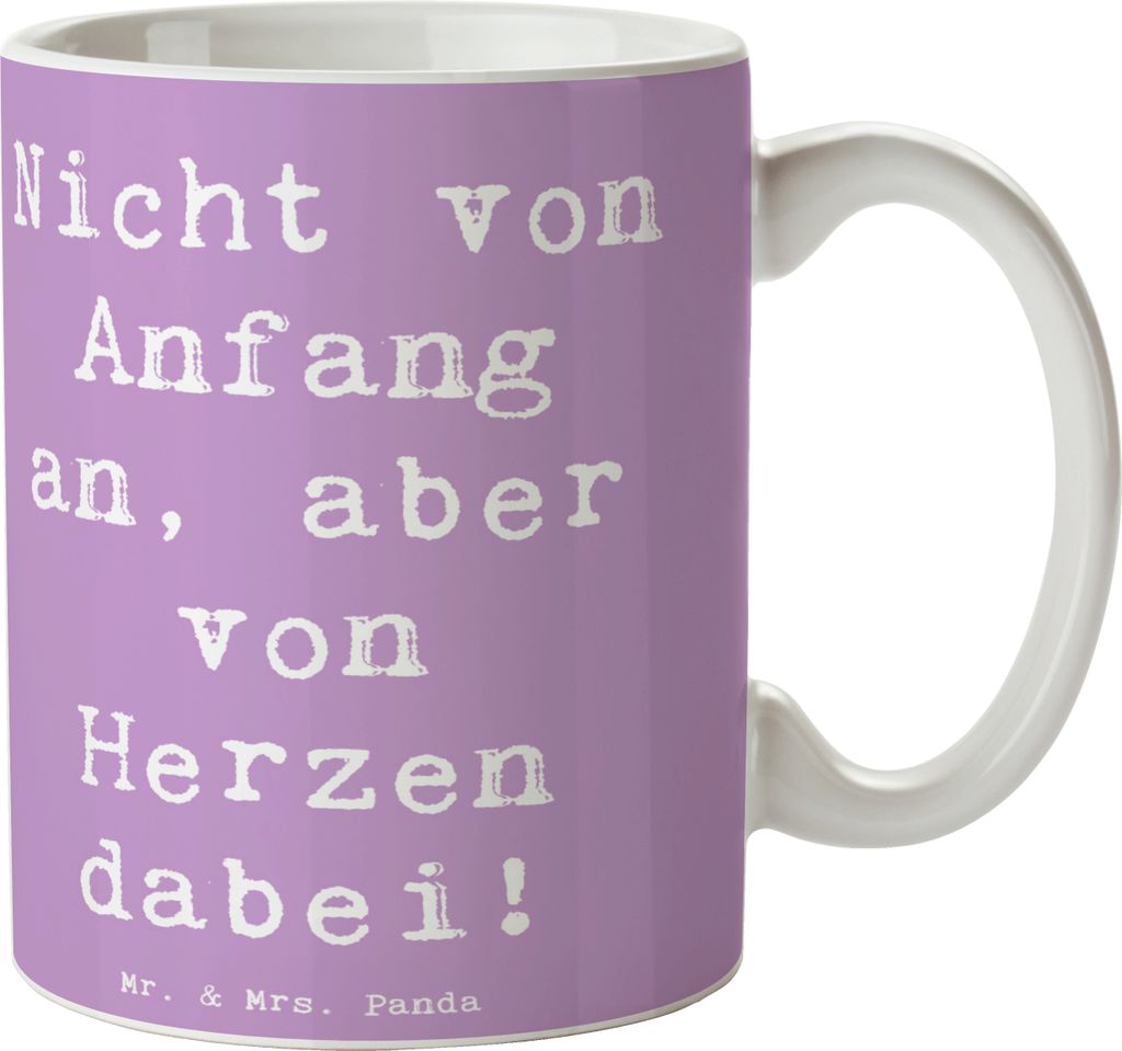 Mr. & Mrs. Panda haferl Spruch Adoptivkind von Herzen - Produktbild 