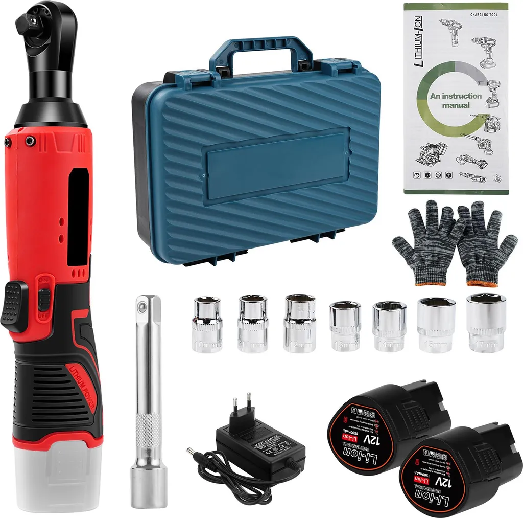 Clé à cliquet électrique 12V pour réparation voiture et bricolage maison
