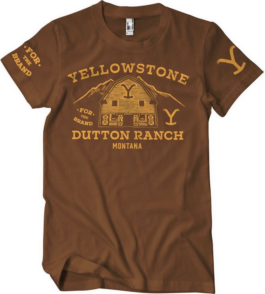 Yellowstone Barn T-Shirt - X-Large - Brown