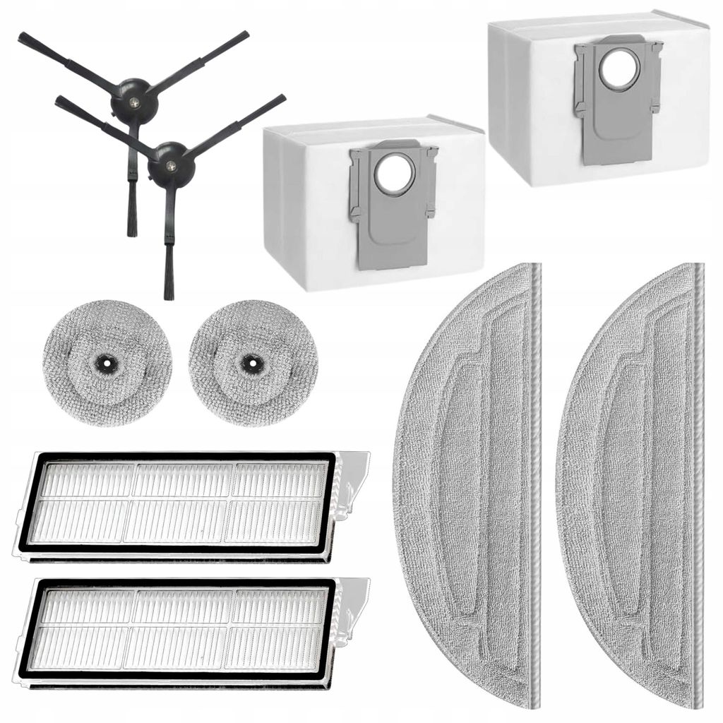 Zubehör für Staubsauger - 10 Teile - kompatibel für Roborock S8 MaxV Ultra / S8 Max Ultra / G20 - HEPA-Filter