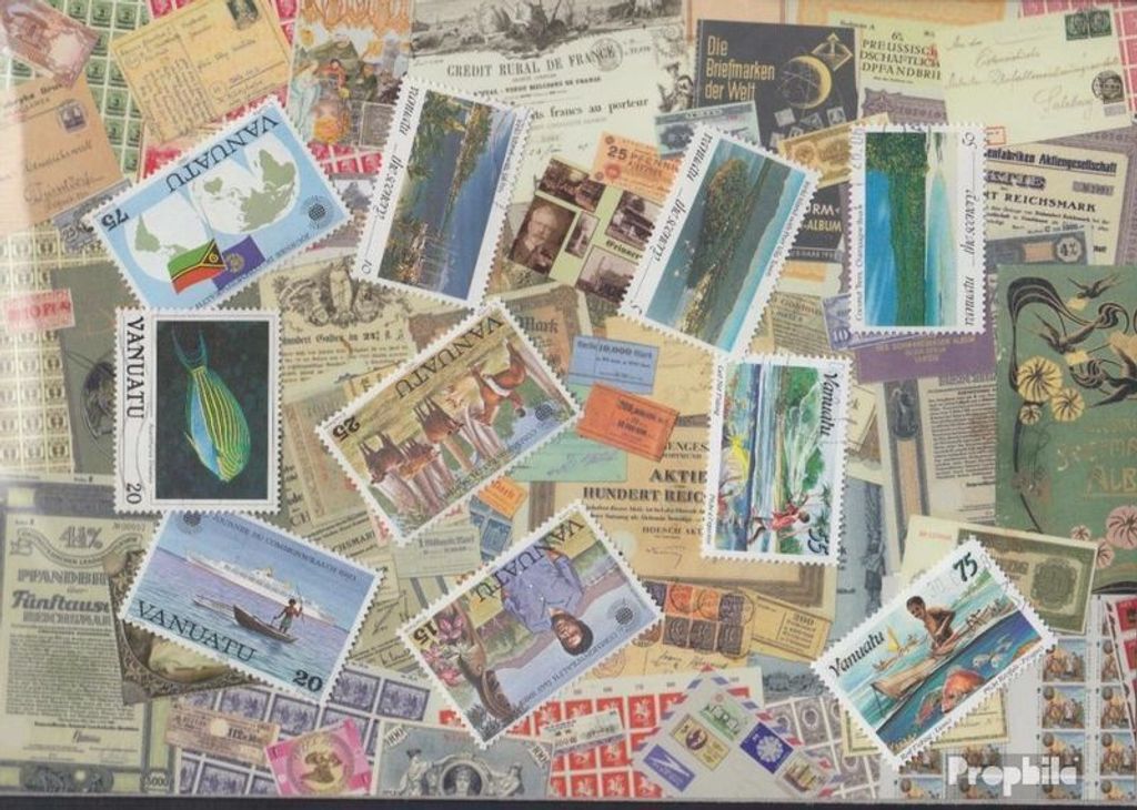 Briefmarken Vanuatu 10 verschiedene Marken