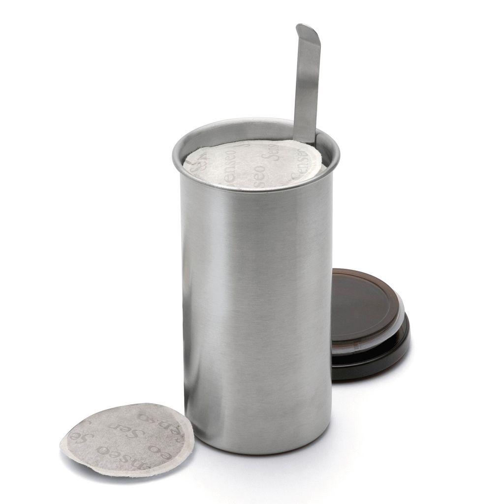 Karl Weis Kaffeepad-Dose, Edelstahl, 16 cm Produktbild 
