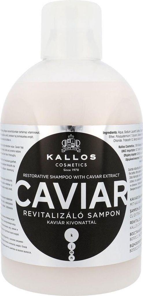 Kallos Caviar Restorative Hair Shampoo 1000 ml Produktbild 
