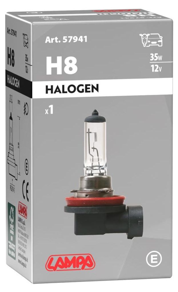 1x LAMPA H8 Glühlampe Fernlicht 12V 35W Halogen 57941