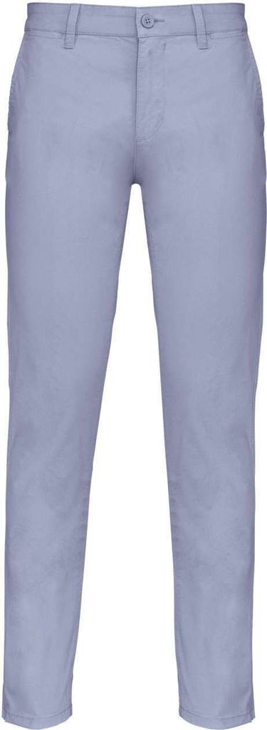 Kariban Herren Chino Hose Regular Slim Chinohose Jogger Cargohose, Größe:50, Farbe:Kentucky Blue
