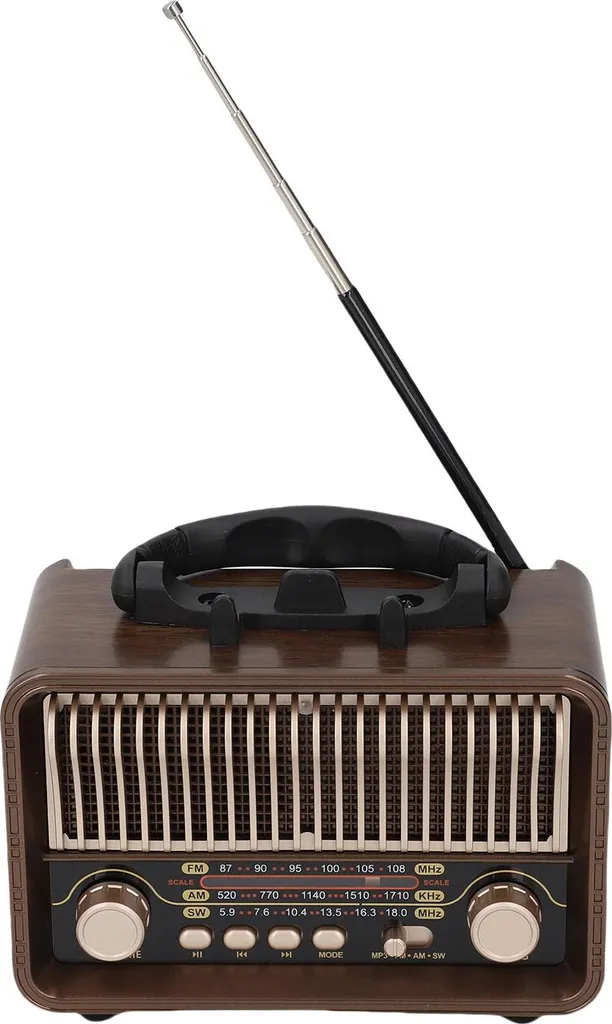 Radio Portable Rétro Bluetooth 5.4 Haute Réception avec Batterie Type C - 5