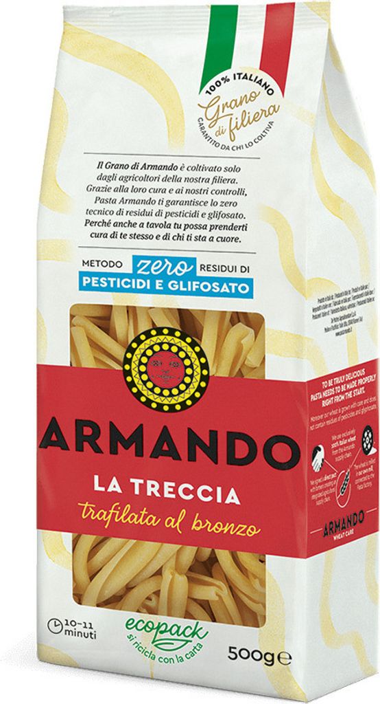 12x Armando Pasta Artigianale - La Treccia - 500g