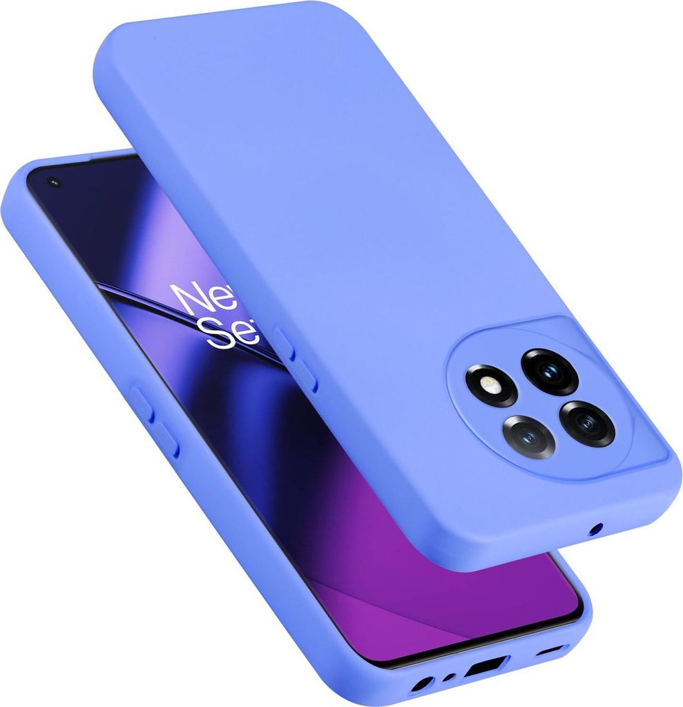 Cadorabo Hülle für OnePlus 11 5G Hülle Silikon Handyhülle Case aus flüssigem Silikon, Kratzfeste und stoßfeste Schutzhülle für OnePlus 11 5G