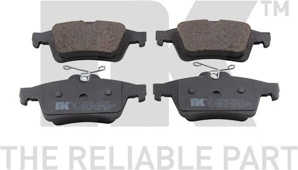 NK Bremsbeläge Bremsklötze HINTEN 222584 Produktbild 